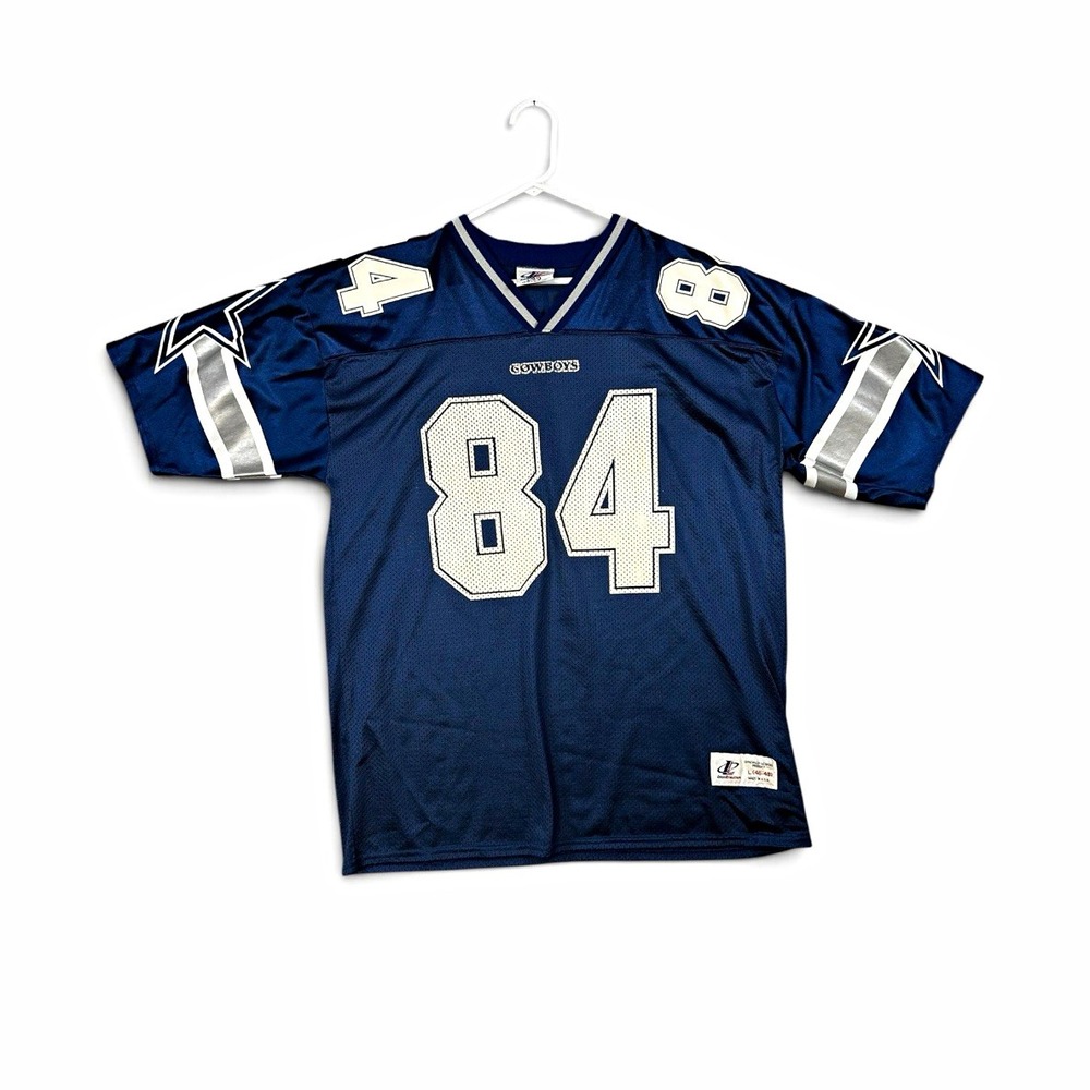 Dallas Cowboys Logo Athletic Jay Novacek #84 VTG Jersey Men's Large Blue NFL